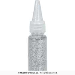 POT DE PAILLETTES ARGENT BIODEGRADABLE 10 GR