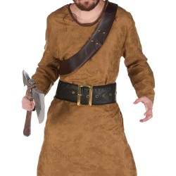 CEINTURE NOIRE LARGE BOUCLE DOREE