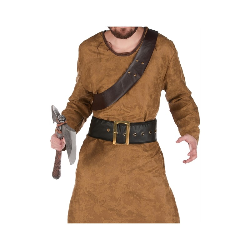 CEINTURE NOIRE LARGE BOUCLE DOREE