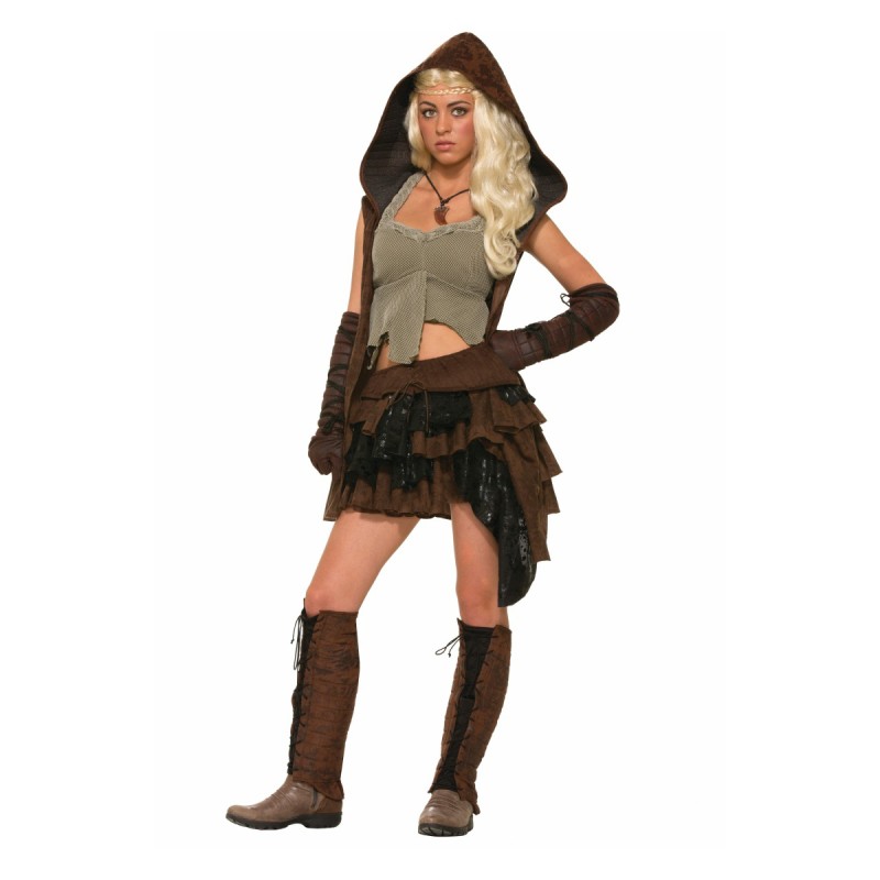 DEGUISEMENT ENSEMBLE ROGUE WARRIOR FEMME TAILLE UNIQUE