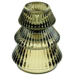 BOUGEOIR SAPIN VERT DIAM 6 X 7.5 CM