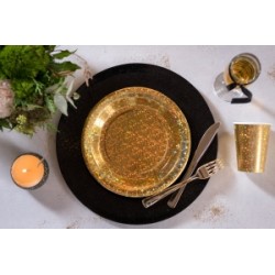 10 GOBELETS OR ETINCELANTS