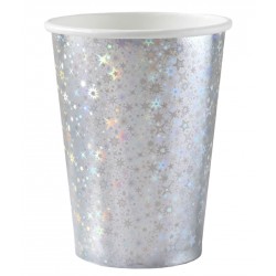 10 GOBELETS ETINCELLANTS ARGENT