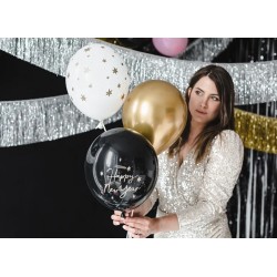 GUIRLANDE FRANGE ARGENT 135 X 20 CM