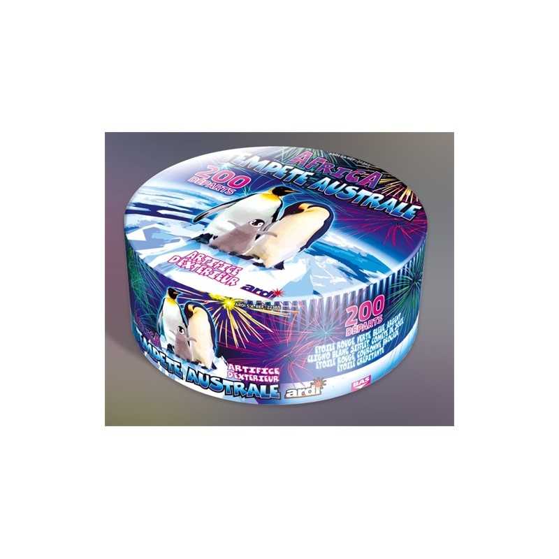 FEU D'ARTIFICE COMPACT GAMME AFRICA TEMPETE AUSTRALE 200 DEPARTS