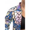 VESTE HOLOGRAPHIQUE FEMME M