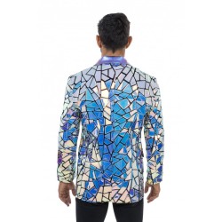 VESTE HOLOGRAPHIQUE HOMME TAILLE L