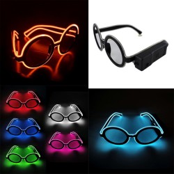 1 X LUNETTES LED 6 coloris assortis Nécessite 2 piles AA (vendue sans piles)