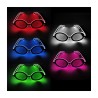 1 X LUNETTES LED 6 coloris assortis Nécessite 2 piles AA (vendue sans piles)