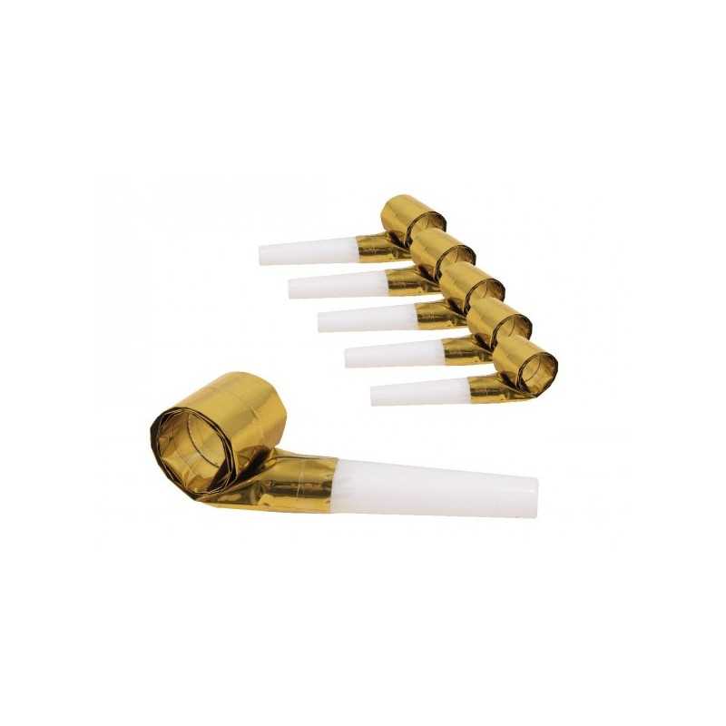 SACHET DE 6 SANS GENES METAL OR