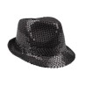CHAPEAU BORSALINO A SEQUINS NOIR