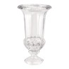 VASE VERRE FLORENCE TRANSPARENT 21.5CM X 21.5CM X 37.5CM