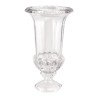 VASE VERRE FLORENCE TRANSPARENT 21.5CM X 21.5CM X 37.5CM