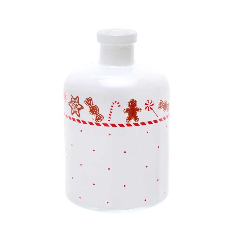 VASE NOEL JOYEUSE GOURMANDISE 8 X 13 CM 