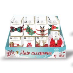 ACCESSOIRES POUR CHEVEUX PINCE OU CHOUCHOU THEME NOEL