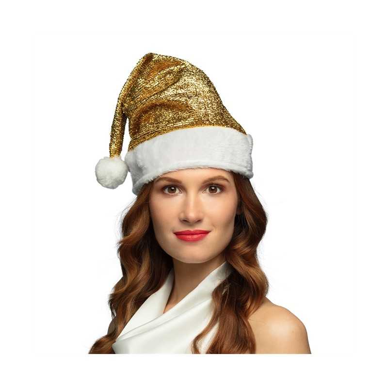 BONNET OU CHAPEAU DE NOEL COULEUR OR