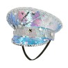 CASQUETTE SEQUIN ARGENT STAR FESTIVAL