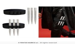 JARRETIERE OU HOLSTER DE JAMBEAVEC 3 BALLES 20 CM