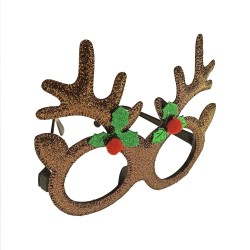 LUNETTES RENNE DE NOEL MARRON KITCH
