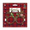LUNETTES RENNE DE NOEL MARRON KITCH