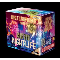FEU D'ARTIFICE URBAN SPIRIT NIGHTLIFE 30 DEPARTS EVENTAILLE
