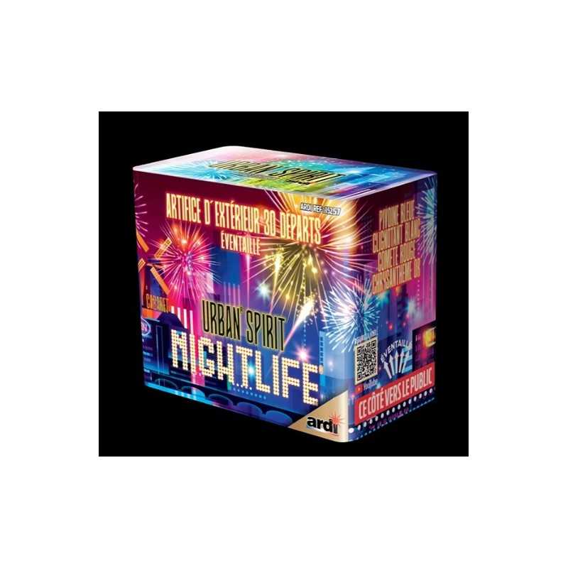 FEU D'ARTIFICE URBAN SPIRIT NIGHTLIFE 30 DEPARTS EVENTAILLE