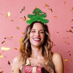 SERRE-TETE SAPIN DE NOEL VERT