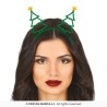 SERRE-TETE OU DIADEME NOEL VERT AVEC STRASS SAPIN DE NOEL