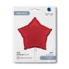 BALLON METALLIQUE ETOILE 46 CM SATIN ROUGE