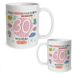 MUG ANNIVERSAIRE PAILLETTES 30 ANS