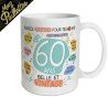 MUG ANNIVERSAIRE PAILLETTES 60 ANS
