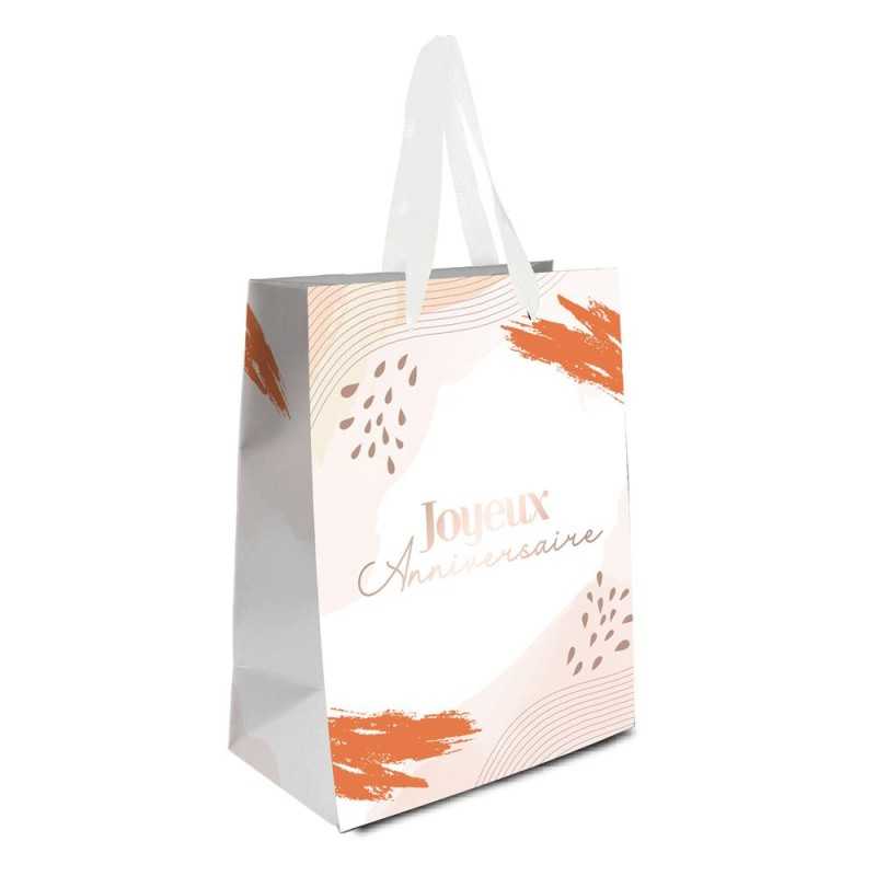 POCHETTE OU SAC CADEAU PARTY BLUSH GM JOYEUX ANNIVERSAIRE