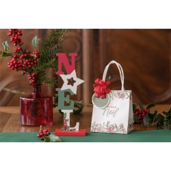 DECORATION HOUX LETTRES NOEL 7.5 X 4 X 21 CM