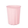 4 GOBELETS EN PLASTIQUE REUTILISABLE ROSE PASTEL 220 ML