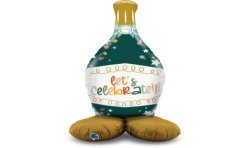BALLON BOUTEILLE DE CHAMPAGNE LET'S CELEBRATE 
