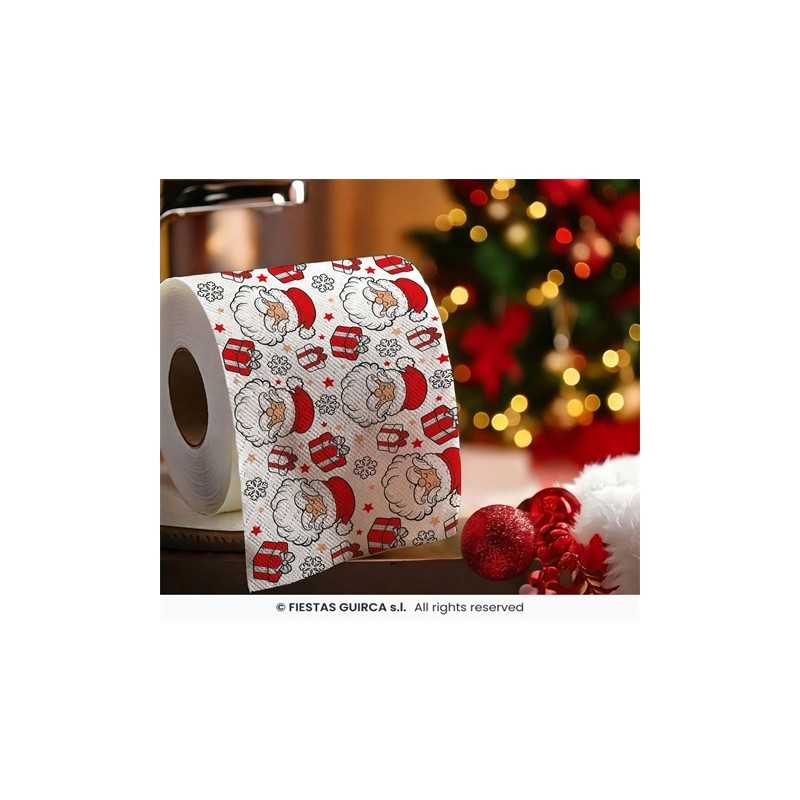 ROULEAU WC PERE NOEL PAPIER 2 COUCHES 30M