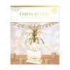 CENTRE DE TABLE JOYEUX ANNIVERSAIRE OR OU GOLD PARTY DORE