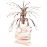 CENTRE DE TABLE JOYEUX ANNIVERSAIRE ROSE GOLD PARTY BLUSH