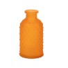 VASE LUNA ORANGE VERRE TEXTURE DIA 5.5 CM HAUTEUR 11 CM 150 ML