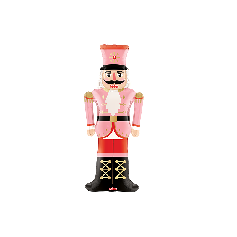 BALLON METALLIQUE NUTCRACKER ROSE 120 CM 47''