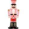 BALLON METALLIQUE NUTCRACKER ROSE 120 CM 47''