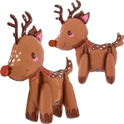 BALLON METALLIQUE RENNE 66 CM 