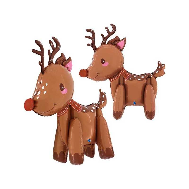 BALLON METALLIQUE RENNE 66 CM 