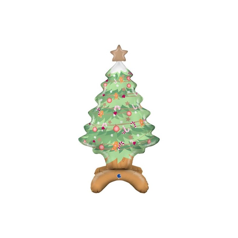 BALLON SUR PIED SAPIN DE NOEL 97CM
