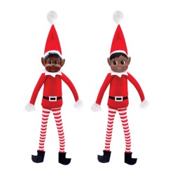 LUTIN FARCEUR AFRICAIN FILLE/GARCON 2 ASS 10CM X 5CM X 38CM