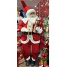 PERE NOEL ANIME SONORE ET LUMINEUX 180 CM 