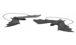 SET 2 CHAUVE SOURIS 23 X 8 X 1.5 CM 