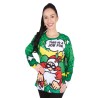 DEGUISEMENT PULL DE NOEL SUPER SANTA TAILLE S-M