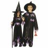 CAPE AVEC MANCHES NOIRE ET FRANGES MAUVES TAILLE 164