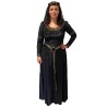 DEGUISEMENT BLACK PRINCESSE MEDIEVALE TAILLE 38-40